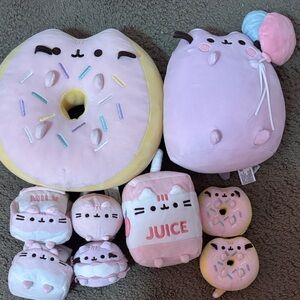 pink pusheen plush lot